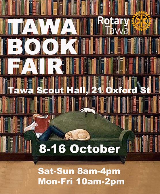 Exciting news! Rotary Book Fair 2022 The Rotary Club of Tawa